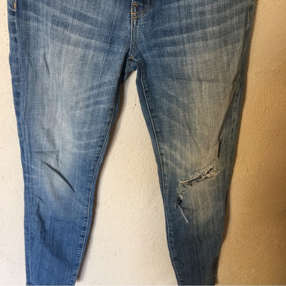 Current/Elliott The Stiletto Jeans in Jukebox Destroy - Picture 4 of 10